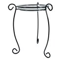 Pipers Pit Simply Perfect Plant Stand; 18-Inches; Black PI21879
